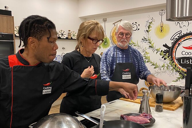 Lisbon Portuguese Cooking Class with 3-Course Dinner - Meeting the Chef: Clear Instruction and a Sense of Fun