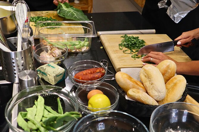 Lisbon: Portuguese street food cooking class with Drinks - Two Hours That Make Portuguese Street Food Click