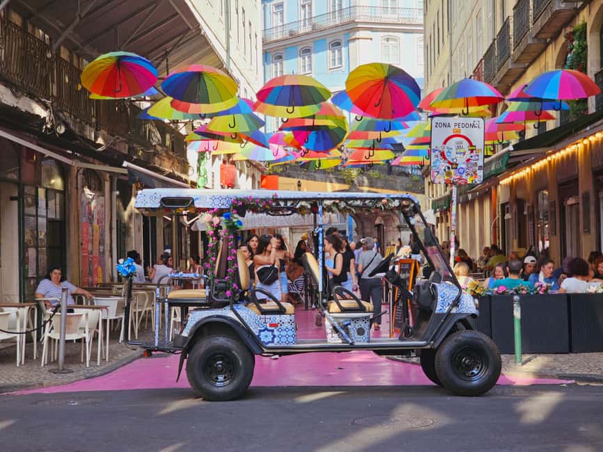 Lisbon: Private city tour by tuktuk alfama up to 90 min - Santa Luzia and Portas do Sol terraces: the best return on your time