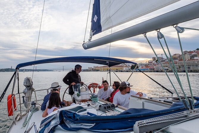 Lisbon: Private Sailing Tour Along the Tagus River - What you get onboard: wine or beer, water, and safety gear, plus real-life comfort