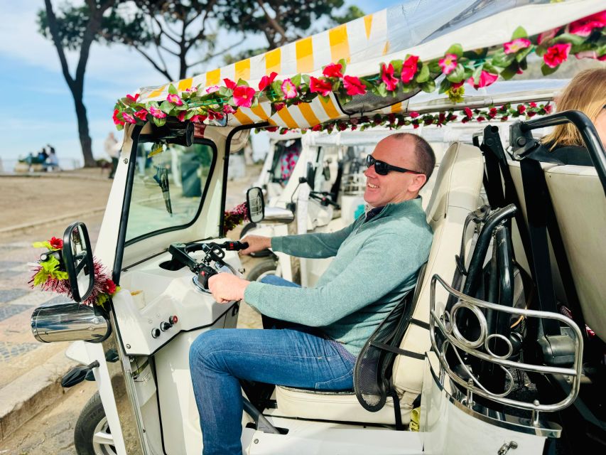 Lisbon: Private Sightseeing Tour by Tuk-Tuk - Santa Luzia and Portas do Sol, two miradouros that do the work for your camera