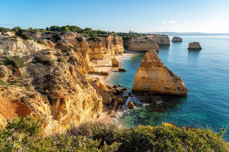 Lisbon: Private Tour Benagil, Algar Seco, Portimao & Lagos - Lagos lunch and historic wander: old streets, sea views, and a proper break