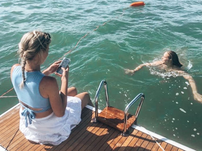 Lisbon: Sailboat Beach Tour - The boat setup: comfort first, then the fun