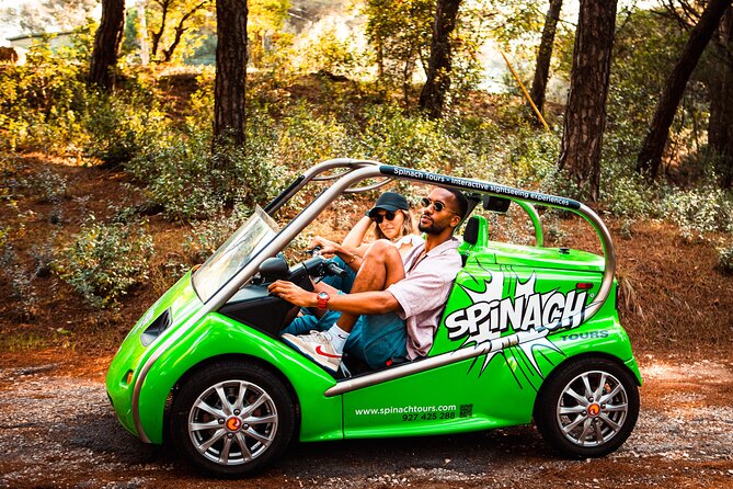 Lisbon Self-Drive Sightseeing Tour in an Electric Car - Using the audio guide so you actually learn something