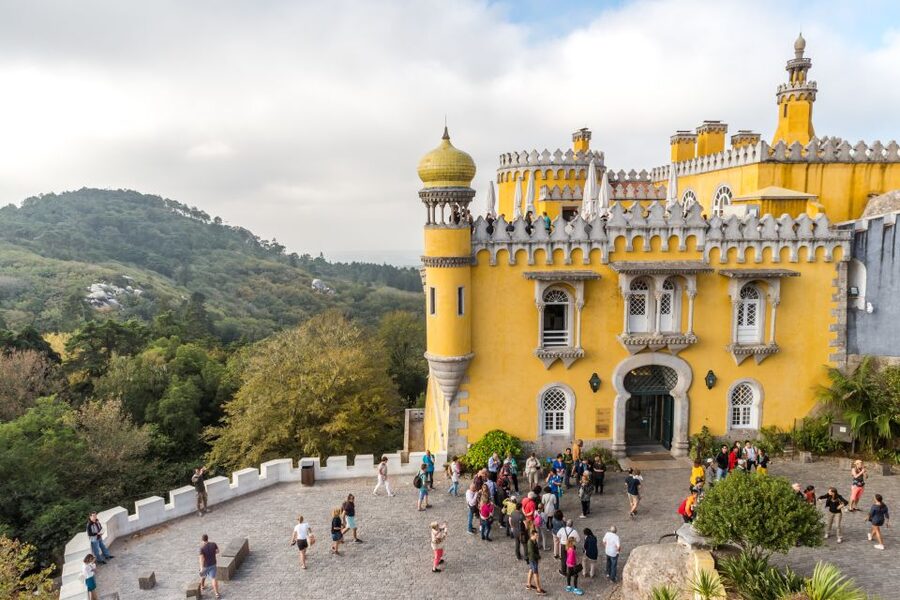 Lisbon: Sintra and Cascais Tour with Pena Palace Ticket - Cabo da Roca: Standing at the Edge of Mainland Europe