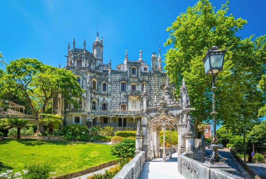 Lisbon: Sintra, Pena, Moorish Castle, Regaleira & Cascais - Monserrate Palace: an artistic detour with exotic gardens
