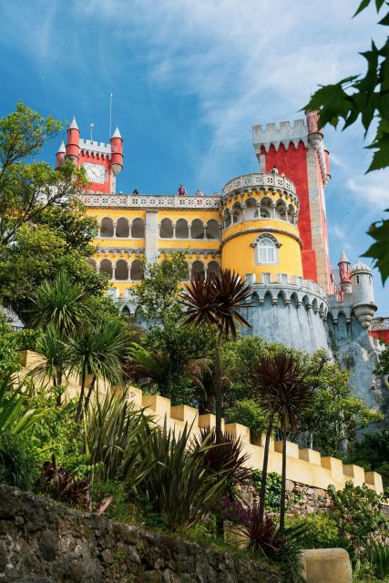 Lisbon: Sintra, Pena Palace, Cabo da Roca & Cascais Day Tour - Pena Palace and the big views from a Romantic peak