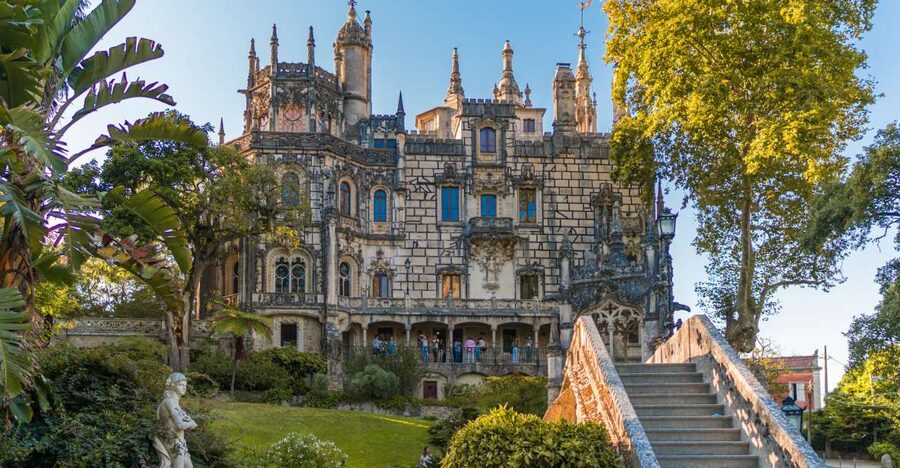 Lisbon: Sintra, Regaleira with ticket guided tour by train - Quinta da Regaleira: gardens, UNESCO vibes, and the Initiation Well