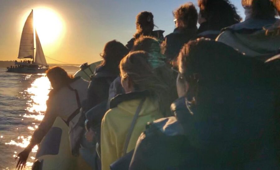 Lisbon Speedboat Sunset with Monuments Sightseeing - Belém Tower, the 25 de Abril Bridge, and Lisbon’s iconic geometry