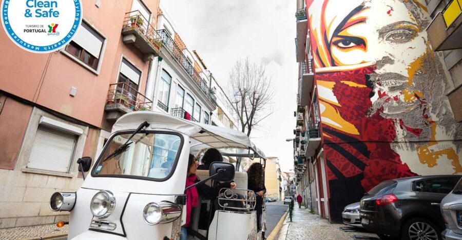Lisbon: Street Art TukTuk Tour - Baixa de Lisboa: the first guided look at street art in the center