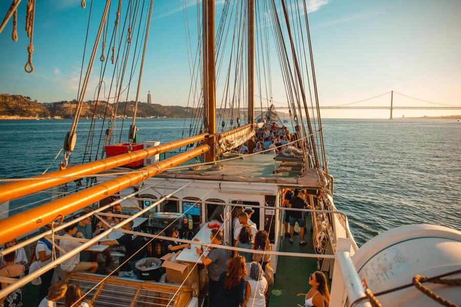 Lisbon: Sunset Boat Party Cruise with Music & Drinks - Belém start: where the river views turn into real Lisbon sightseeing