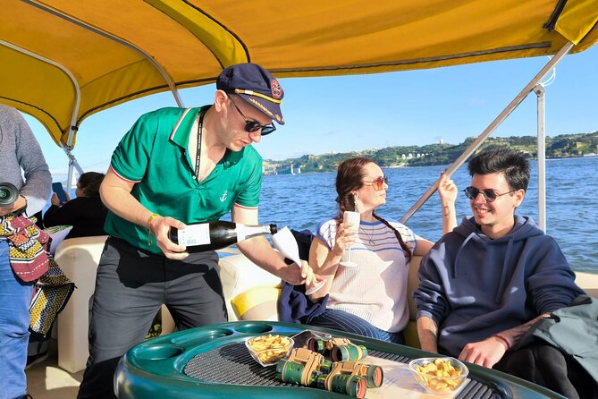 Lisbon Sunset Experience: Cruise, Wine and Live Music by the Capt - Jerónimos Monastery from the Tagus: Manueline detail you can spot, even at a glance