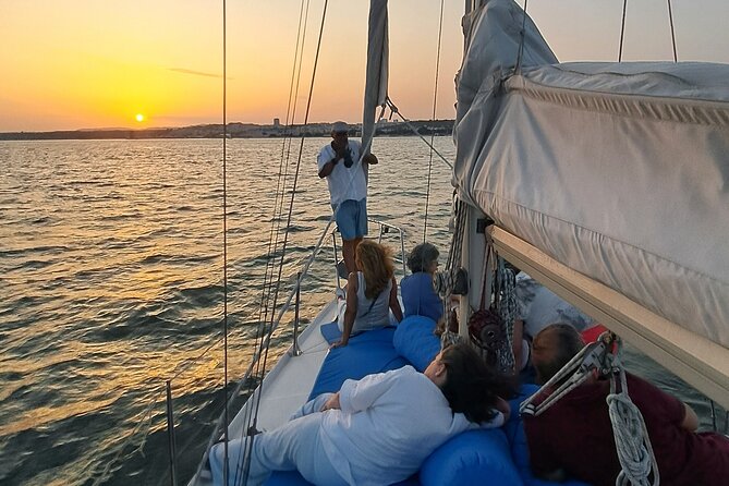 Lisbon: Sunset Sailboat Tour on the Tagus River + Welcome Drink - Price and value: $288.38 per group up to 8