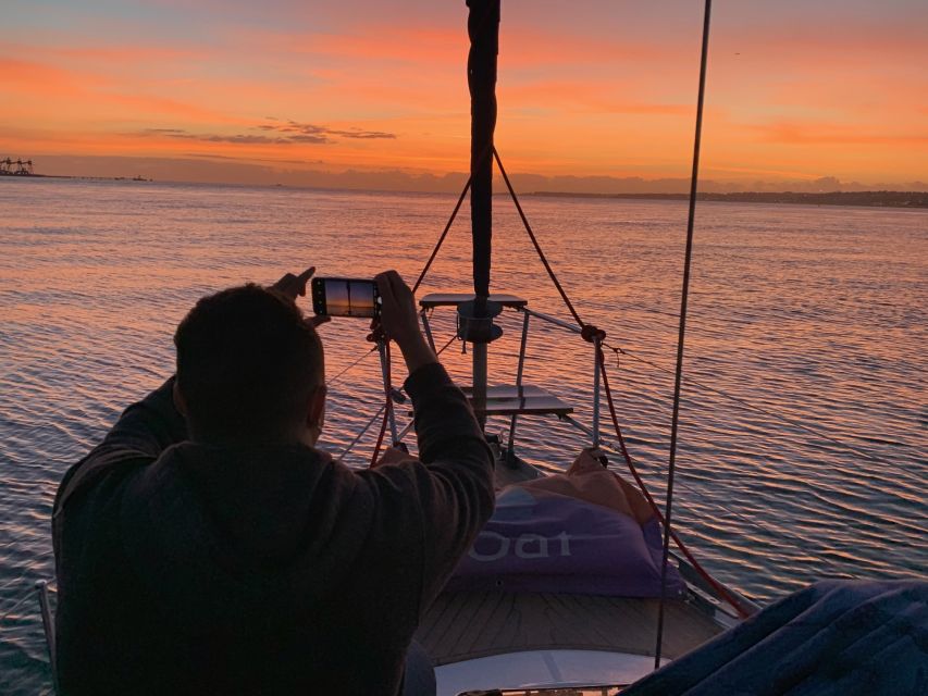 Lisbon: Sunset Sailing Cruise with Wine - Wine on deck: what is included, what is not, and the 18+ reality