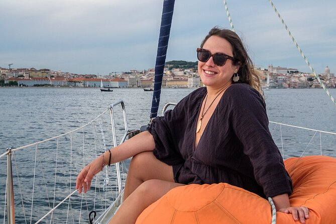 Lisbon: Sunset Tagus River Sailing Tour with Drinks - Christ the King in Almada and the bridge you will not miss