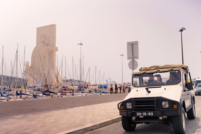 LISBON SUNSET TO NIGHT in Vintage Jeep with FOOD & DRINKS - Pickup, Comfort Extras, and How the Driver Keeps It Moving
