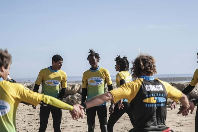 Lisbon: Surf Experience at Costa da Caparica - Beach Warm Up: Paddle, Pop Up, Balance, and Safety Rules