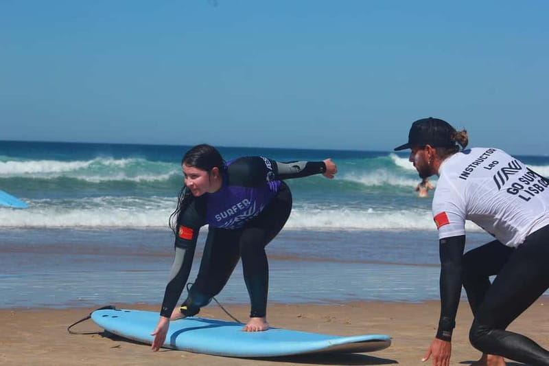 Lisbon: The Surf Instructor - surf lessons with transfer - Wetsuit, board, safety, and the comfort details that matter