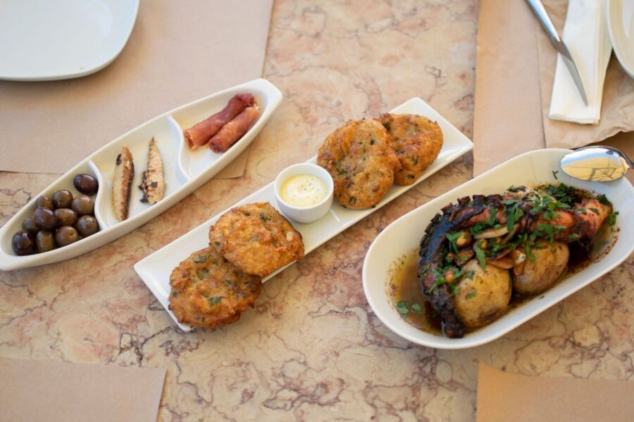 Lisbon Traditional Portuguese Food and Sightseeing Tour - Stop 1: the first local restaurant tasting, where the tour finds its rhythm
