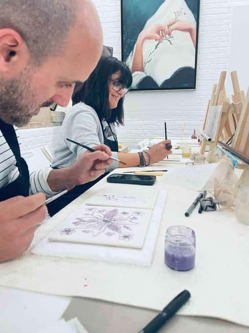 Paint your tile and create your unique piece in an art gallery in Lisbon - Who Should Book This Tile Workshop, and Who Might Prefer Another Option