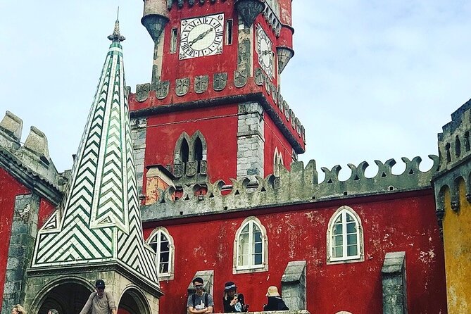 Palace Penna entrance included, Sintra, Cascais, Cabo Roca, private - Entering the National Palace of Pena with the guide first