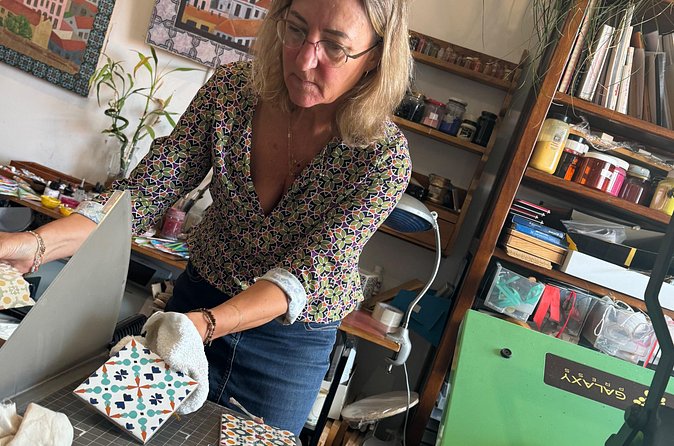 Portuguese Tile Workshop - Tea, Coffee, and the Real Pace of a 2.5 Hour Creative Slot