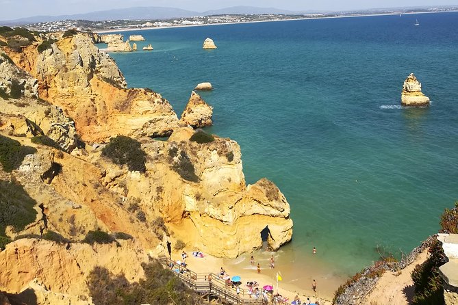 Private Algarve: Benagil Caves, Lagos Cliffs & Hidden Beaches - Praia da Marinha: Those Stairs Down to Europe-Top Beach Views