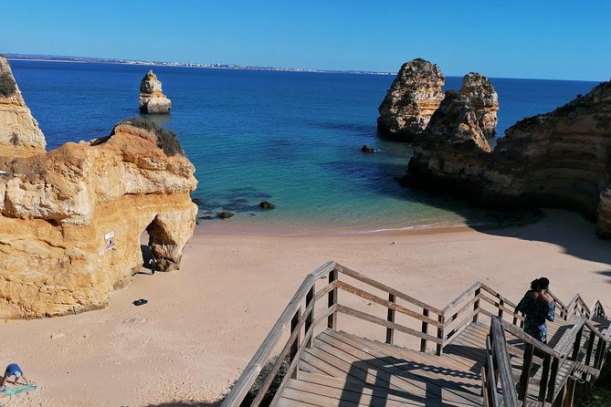 Private Algarve: Benagil Caves, Lagos Cliffs & Hidden Beaches - Praia do Camilo: 200 Steps, a Small Cove, and Those Natural Rock Tunnels