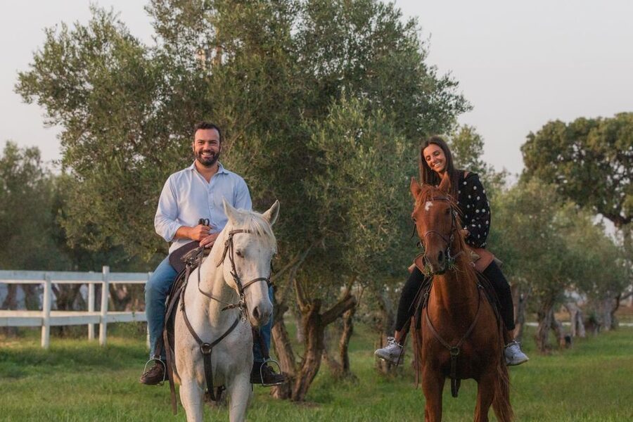 PRIVATE Horseback Riding On The Beach - Rosário beach riding: calm horses, tide-timed freedom