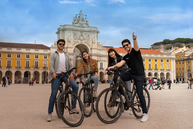 Private Lisbon 360º Guided Tour: Boat Trip, Bike, Walk & Tramway - St. Roque, Carmo Ruins, and the Baixa Jump: Historic Lisbon in Small Chunks
