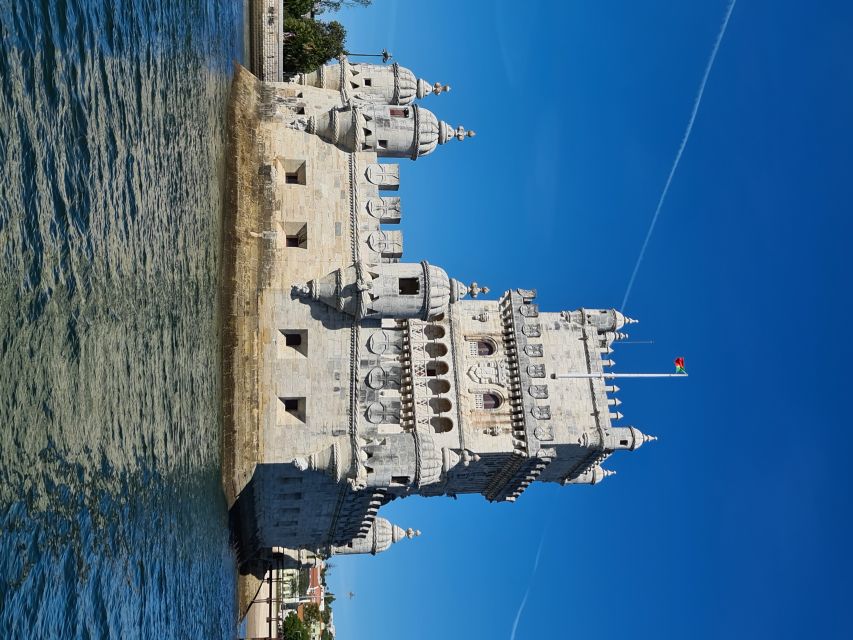 Private Lisbon Sightseeing Sailing Boat Tour with Locals - The Tower of Belém from the water, with way less stress