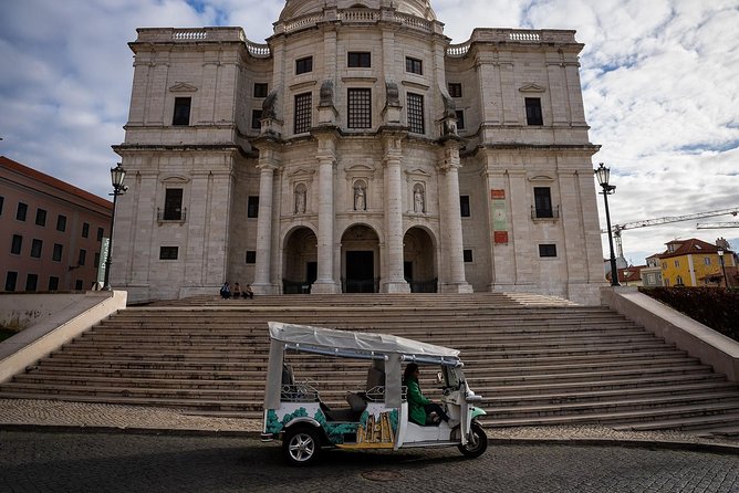 Private Lisbon Sightseeing Tuk-Tuk Tour: Alfama, Belém & More - Praça Dom Pedro IV and Baixa de Lisboa, Lisbon’s architectural backbone