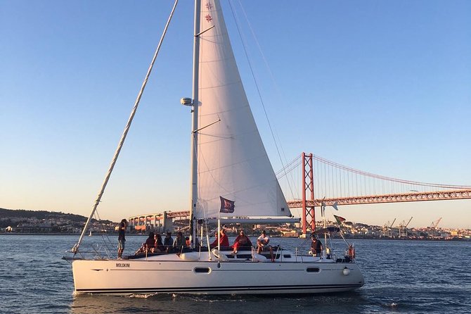Private Sunset Sailing cruise from Lisbon - The champagne toast, playlist vibe, and onboard comfort