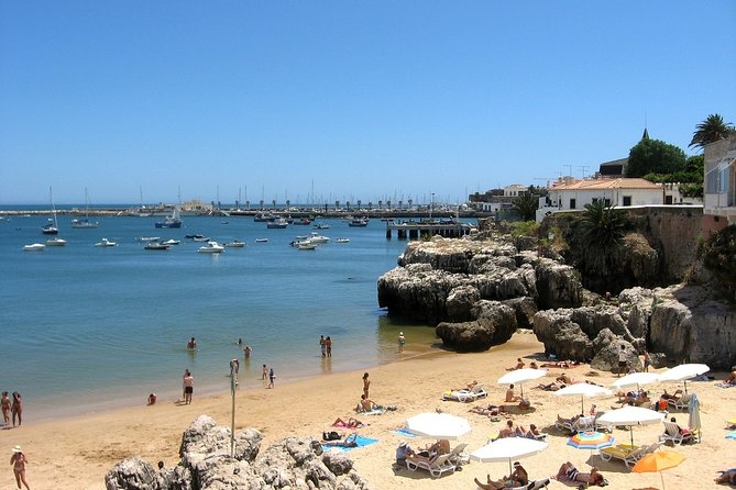 Private transfer: Lisbon Airport to Sintra,Cascais and Estoril - Clean, Air-Conditioned Ride, Bottled Water, and Luggage Help