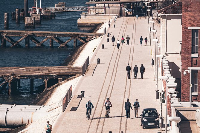 Riverside Ride Audio Adventure Lisbon to Belem - The Riverside Bike Path Through Docks and Alcântara