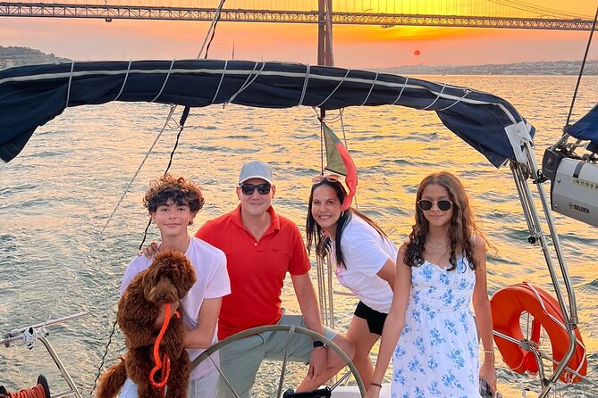 Sailboat Excursion along the Magnificent Tagus River - Cristo Rei near the end: the view payoff before sunset