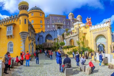 Shore Excursion, from cruise ship to Sintra, Pena Palace, Cascais