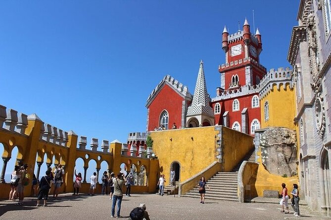 Sintra Cascais Private Tour with Pena Palace and Mouros Castle - Cascais center and Boca do Inferno: the sea takes over the story