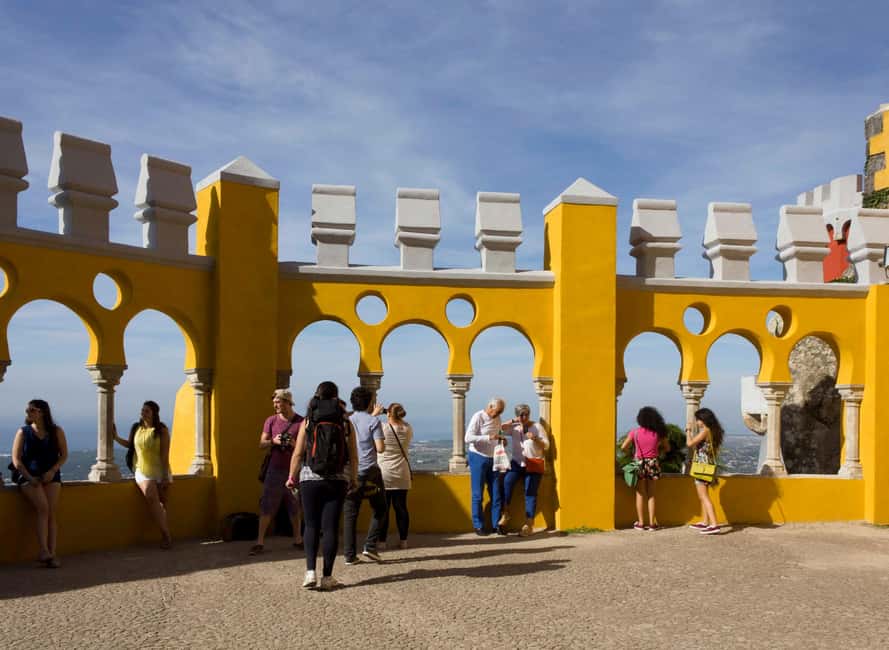 Sintra Small Group: Pena Palace, Moorish Castle & Cascais - Sanctuary of Peninha viewpoint: secret-trail energy without the grind
