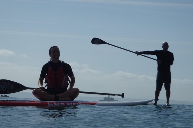 Stand Up Paddle on Lisbon Coast - Entering Oeiras Harbour: Getting to the SUP zone fast