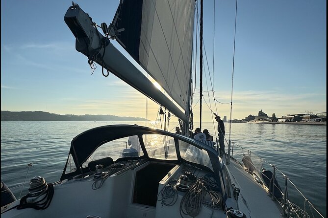 Sunset sailboat tour in Lisbon with green wine - The 2-hour sunset sail route, stop by stop