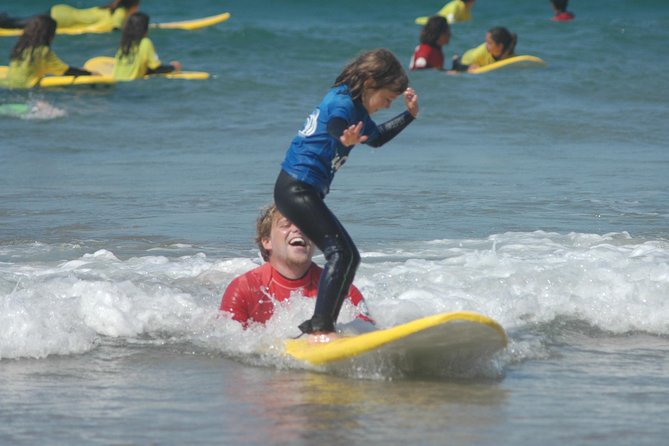 Surf Lesson in Costa da Caparica - The Water Session: Practicing Where Waves Break