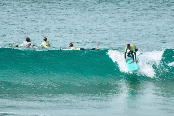 Surf Lesson on the Lisbon Coast - Safety, Changing Rooms, and the Mobile Van Setup