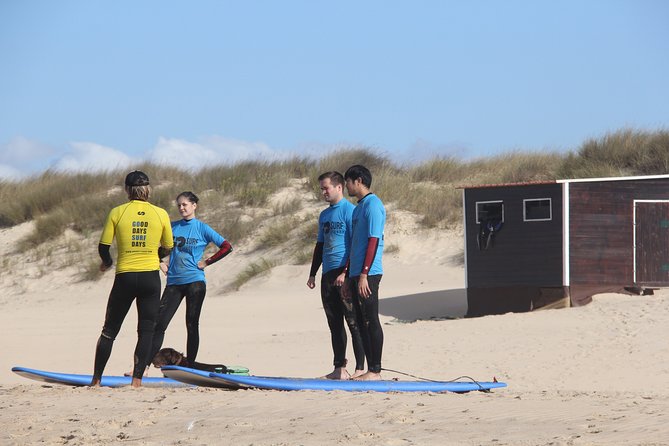 The Surf Instructor in Costa da Caparica - The 2-Hour Surf Lesson: Warm Up, Quick Theory, Then Waves