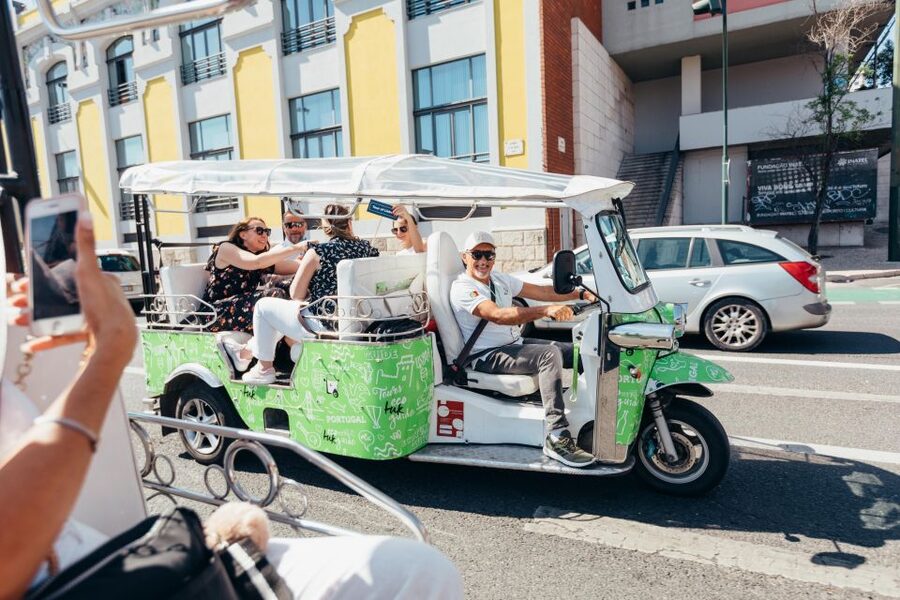 Tuk Tuk Lisbon: 3H00 Lisbon Charms - Santa Justa and Rossio: city views without the long slog