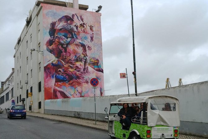 Tuk Tuk Lisbon: Exploring Urban Art - Lx Factory and Bordalo II’s bee made of garbage